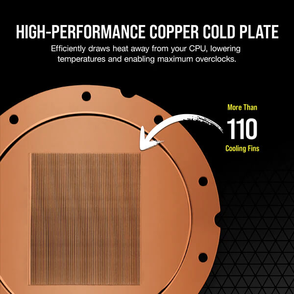 CORSAIR Hydro X Series XC5 RGB PRO CPU Water Block (1700/1200) - Black