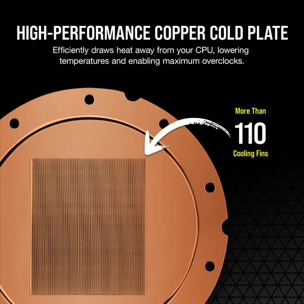 CORSAIR Hydro X Series XC5 RGB PRO CPU Water Block (AM5/AM4) - Black
