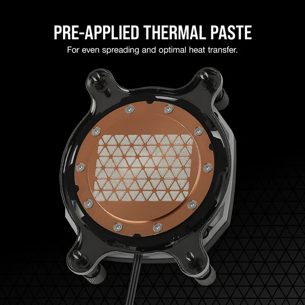 CORSAIR Hydro X Series XC5 RGB PRO CPU Water Block (AM5/AM4) - Black