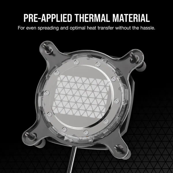 CORSAIR Hydro X Series XC7 RGB PRO CPU Water Block (1700/1200/AM5/AM4) - White