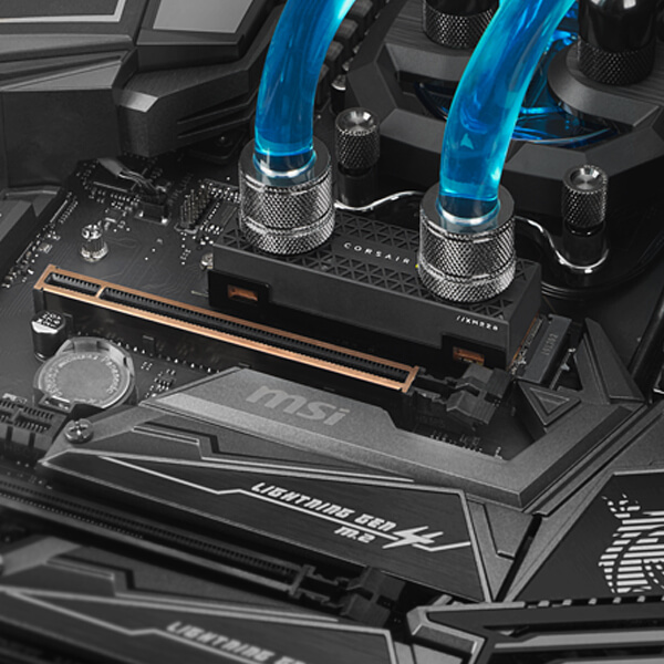 CORSAIR Hydro X Series XM2 M.2 SSD Water Block (2280) - Black