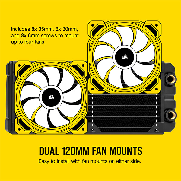 CORSAIR Hydro X Series XR5 240mm Water Cooling Radiator