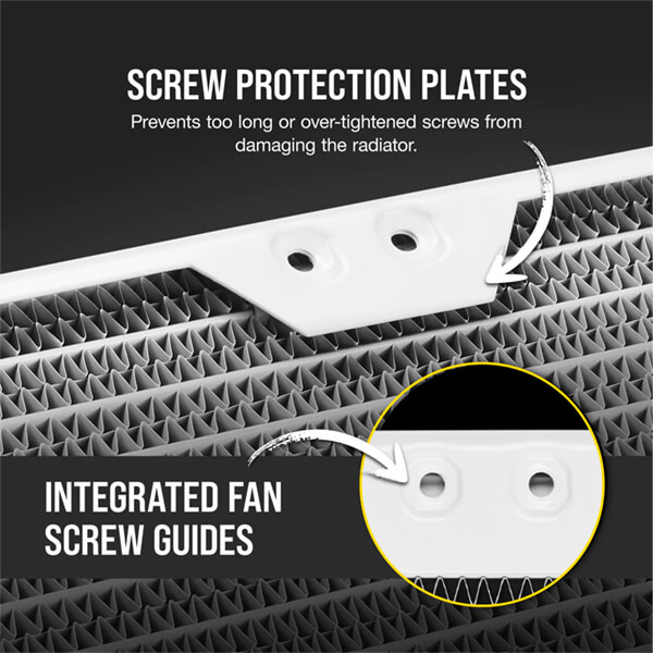 CORSAIR Hydro X Series XR5 280mm White Water Cooling Radiator