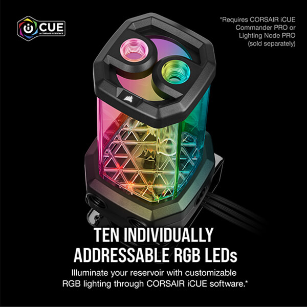 Corsair Hydro X XD5 RGB D5 Pump/Reservoir Combo (Black)