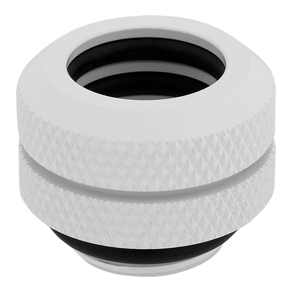 Corsair Hydro X Series XF Hardline 12mm OD Fitting Four Pack (White)