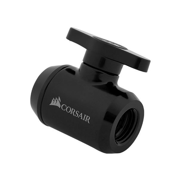 Corsair Hydro X Series XF Ball Valve (Black)