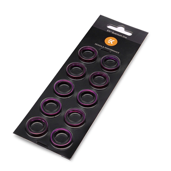 EKWB custom-liquid-cooling [EK-QUANTUM-TORQUE-10-PACK-STC-10-16-COLOUR-RING-PURPLE]