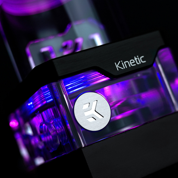 EK-Quantum Kinetic - Pump Reservoir Combo - TBE 160 DDC PWM D-RGB - Plexi