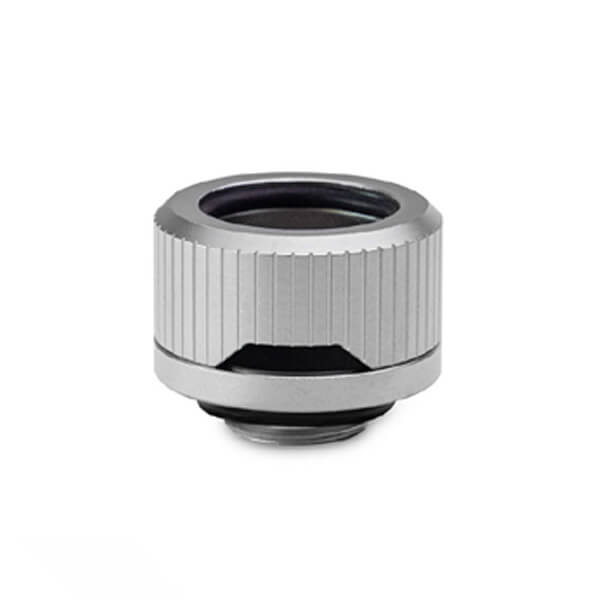 EK-Quantum Torque 6 Pack HDC 16 - Satin Titanium (12mm ID / 16mm OD - G1/4 - Hard Tube Compression Fittings)