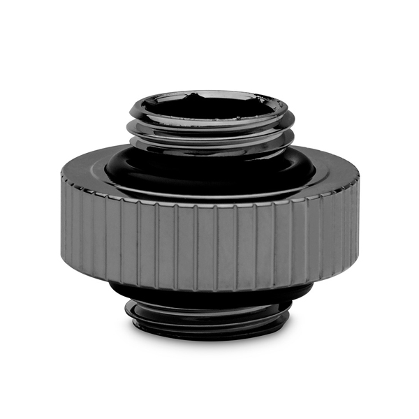 EK-Quantum Torque - 7mm Male to Male Static Extender - Black Nickel