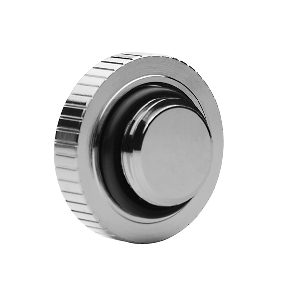 EK-Quantum Torque - Stop Plug With Badge - Nickel