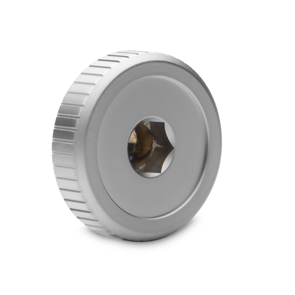 EK-Quantum Torque - Stop Plug With Badge - Satin Titanium