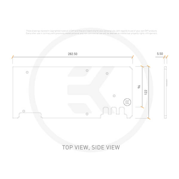 EK-Quantum Vector Xtreme RTX 3080/3090 Backplate - Black