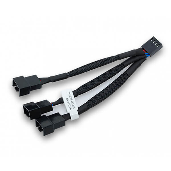 EK-Cable Y-Splitter 3-Fan PWM (10cm)