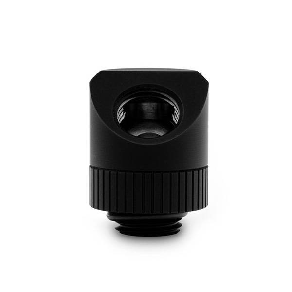 EK Quantum Torque Angled Fitting G 1/4 45&deg; Rotary (Black)