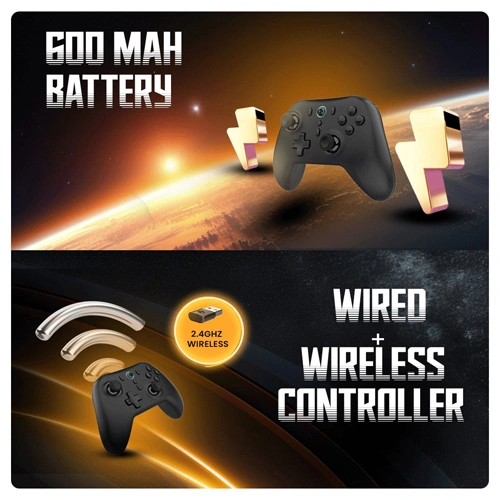 Cosmic Byte Blitz Wireless Plus Wired Game Controller