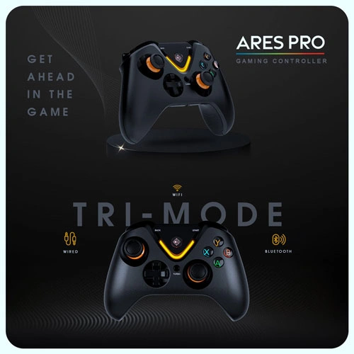 Cosmic Byte Ares Pro Tri Mode Wireless Game Controller