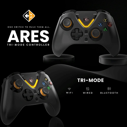 Cosmic Byte Ares Tri Mode Wireless Game Controller