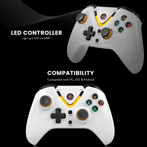 Cosmic Byte Ares Tri Mode Wireless White Game Controller