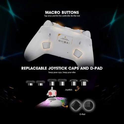 Cosmic Byte Lumora Tri Mode White Game Controller