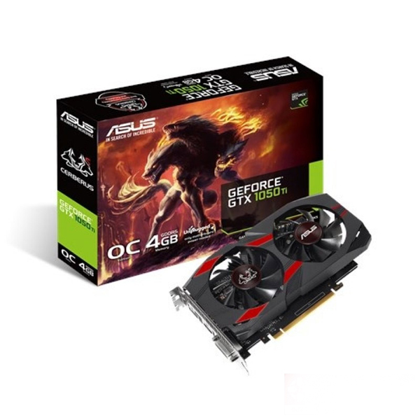 Asus GTX 1050 Ti Cerberus OC 4GB