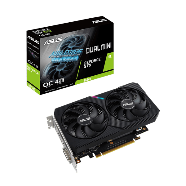 Asus Dual GTX 1650 Mini OC Edition 4GB Graphics Card