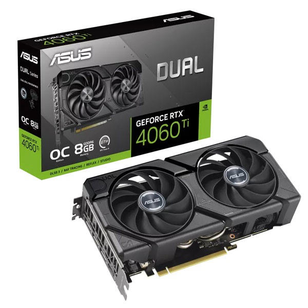 Asus Dual RTX 4060 Ti Evo OC 8GB Graphics Card