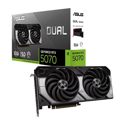 Asus Dual RTX 5070 12GB GDDR7 Graphics Card