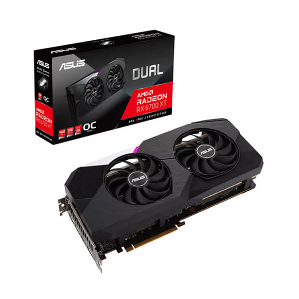 Asus Dual RX 6700 XT OC 12GB Gaming Graphics Card