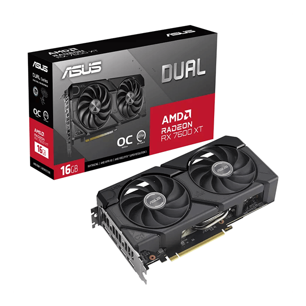 Asus Dual RX 7600 XT OC Edition 16GB Graphics Card