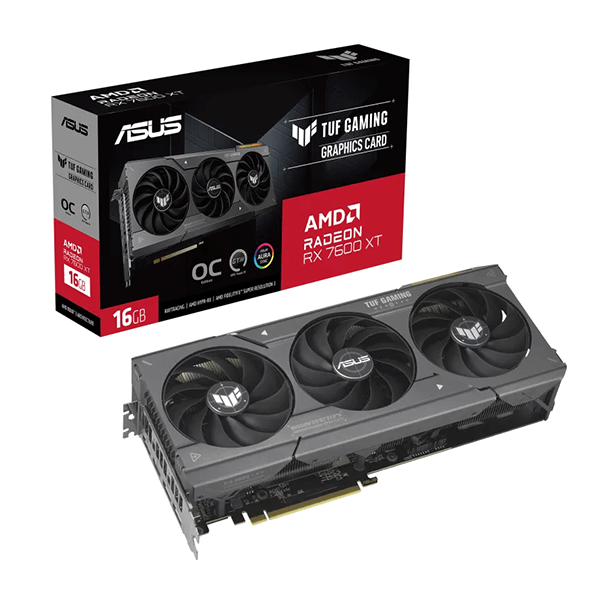 Asus TUF Gaming RX 7600 XT OC Edition 16GB Graphics Card