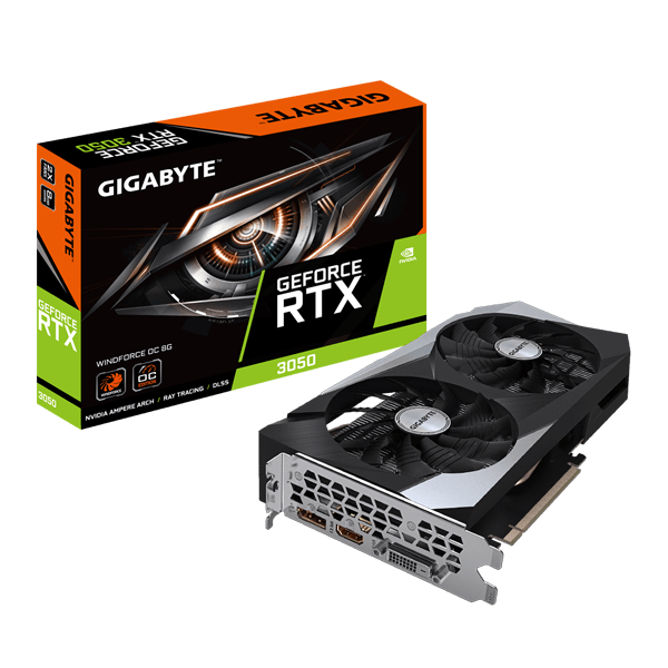 Gigabyte RTX 3050 Windforce OC 8GB Gaming Graphics Card