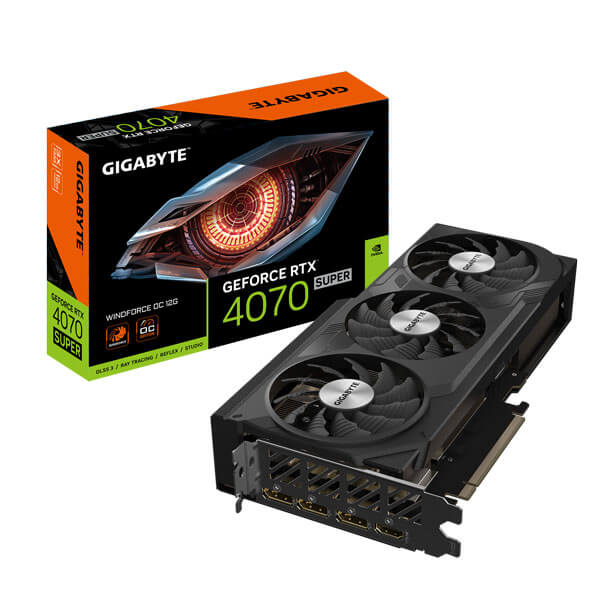 Gigabyte RTX 4070 Super Windforce OC 12GB Graphics Card