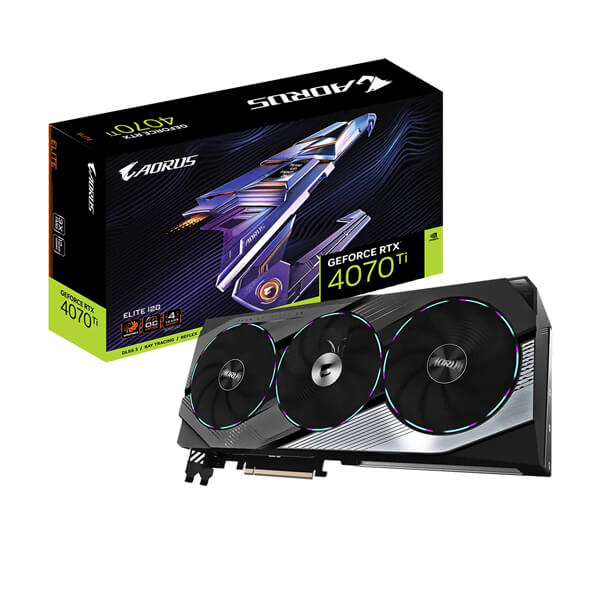 Gigabyte Aorus RTX 4070 Ti Elite OC 12GB Gaming Graphics Card