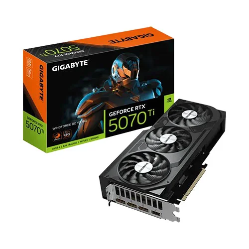 Gigabyte RTX 5070 Ti Windforce OC V2 16GB GDDR7 Graphics Card