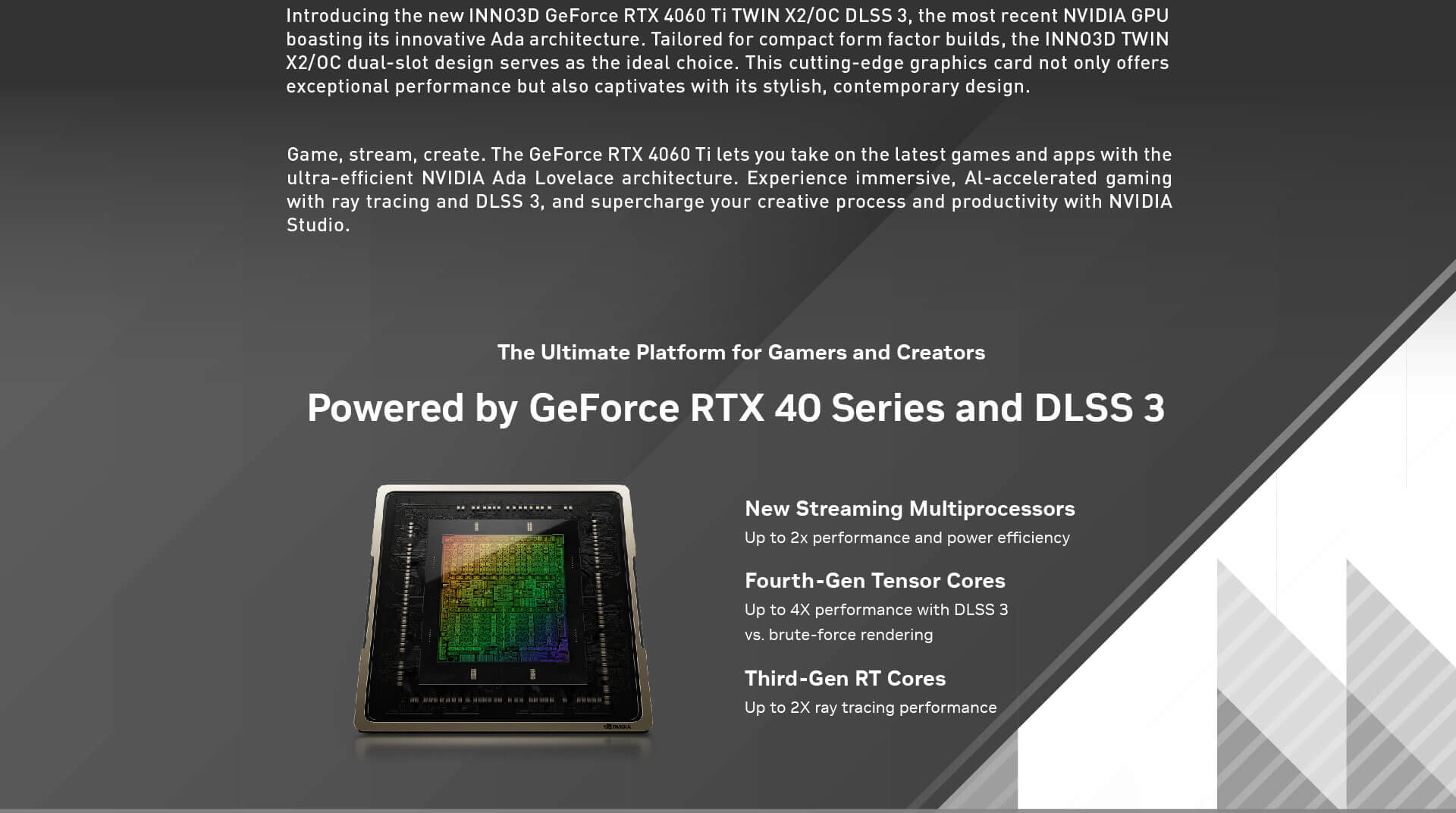 Inno3D RTX 4060 Ti GPU