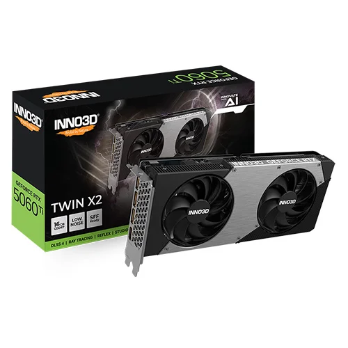 INNO3D RTX 5060 Ti Twin X2 16GB GDDR7 Graphics Card