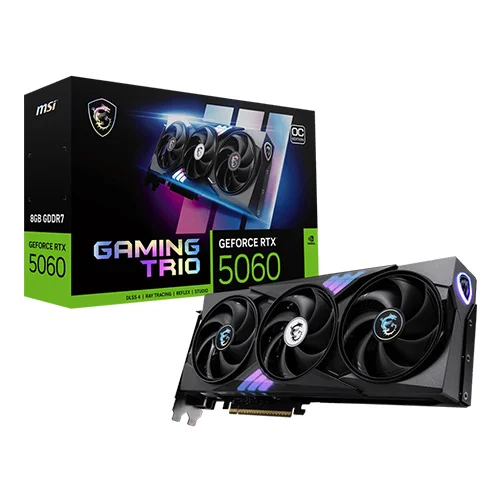 MSI RTX 5060 Gaming Trio OC 8GB GDDR7 Graphics Card