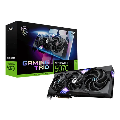 MSI RTX 5070 Gaming Trio OC 12GB GDDR7 Graphics Card