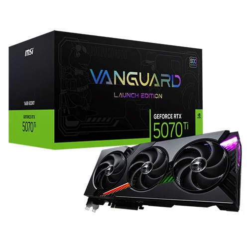 MSI RTX 5070 Ti Vanguard SOC Launch Edition 16GB Graphics Card