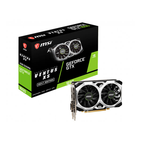 MSI GTX 1650 D6 Ventus XS OCV1 4GB GDDR6 Graphics Card