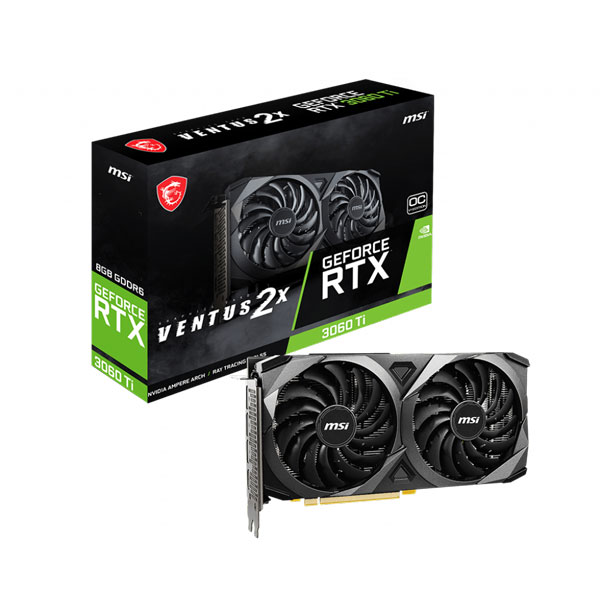 MSI RTX 3060 Ti Ventus 2X OCV1 LHR 8GB Graphics Card