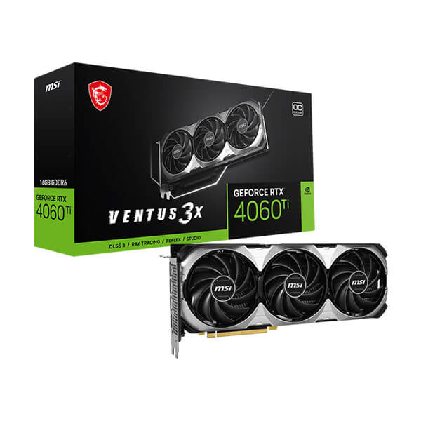 MSI RTX 4060 Ti Ventus 3X OC 16GB Graphics Card