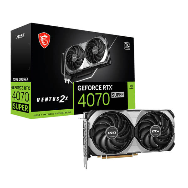 MSI RTX 4070 Super Ventus 2X OC 12GB Gaming Graphics Card