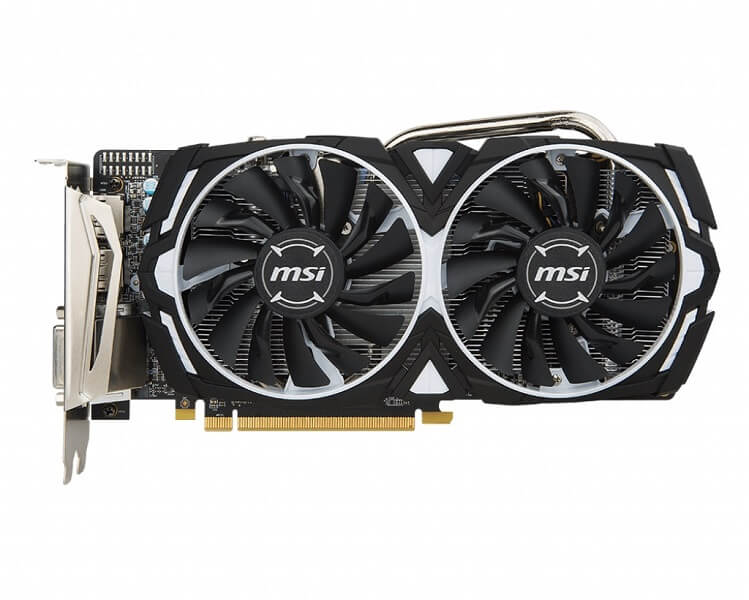 MSI Radeon RX 570 Armor OC 8GB GDDR5 - mdcomputers.in