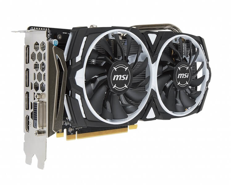 MSI Radeon RX 570 Armor OC 8GB GDDR5 - mdcomputers.in