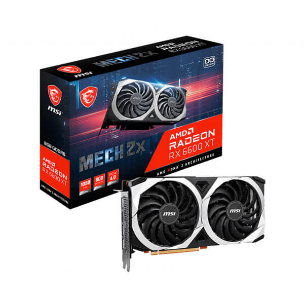 MSI RX 6600 XT Mech 2X OC 8GB Graphics Card