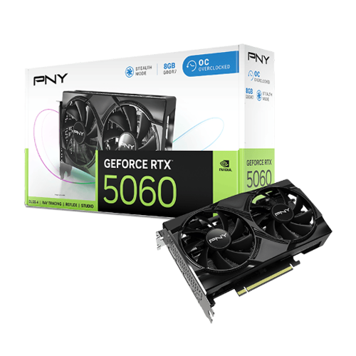PNY RTX 5060 OC 8GB GDDR7 Graphics Card