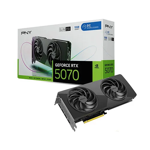 PNY RTX 5070 Slim OC 12GB GDDR7 Graphics Card