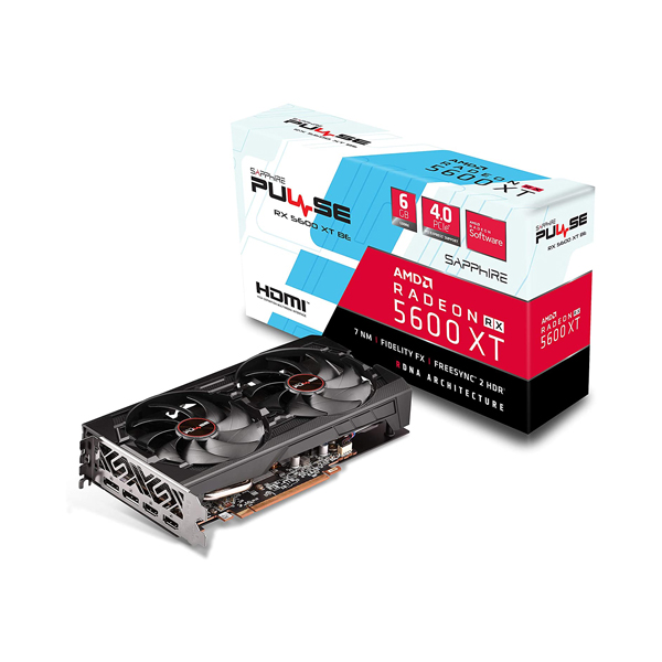 Sapphire RX 5600 XT BE PULSE OC 6GB Graphics Card (11296-05-20G)